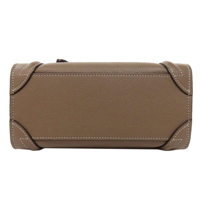 CELINE セリーヌ ラゲージナノ 2WAY ハンドバッグ カーフ レディース 中古