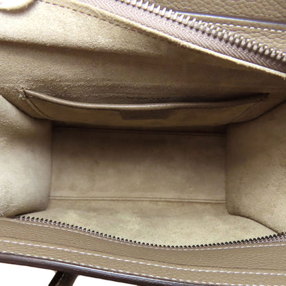 CELINE セリーヌ ラゲージナノ 2WAY ハンドバッグ カーフ レディース 中古
