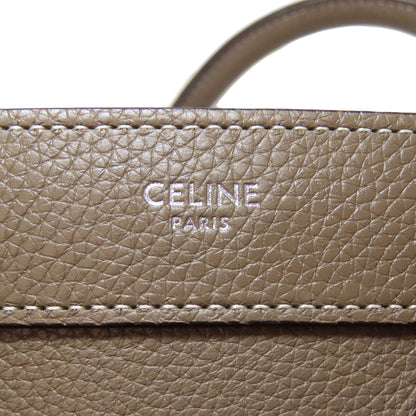 CELINE セリーヌ ラゲージナノ 2WAY ハンドバッグ カーフ レディース 中古