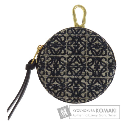 LOEWE ロエベ クッキーチャーム ポーチ アナグラム アクセサリーポーチ キャンバス レディース 中古