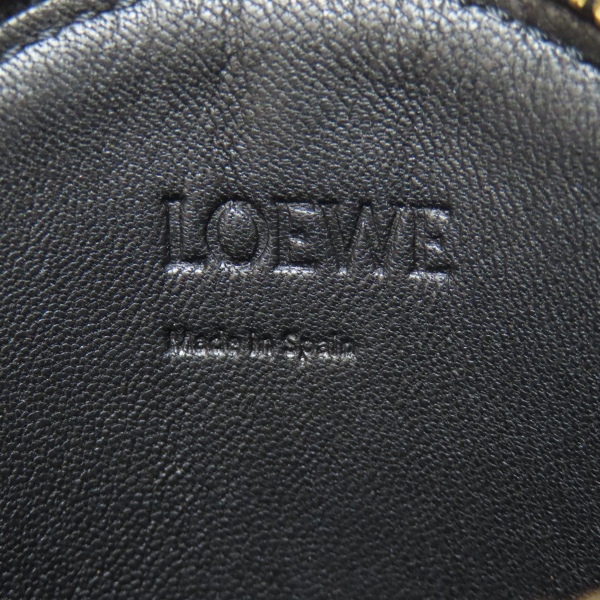 LOEWE ロエベ クッキーチャーム ポーチ アナグラム アクセサリーポーチ キャンバス レディース 中古