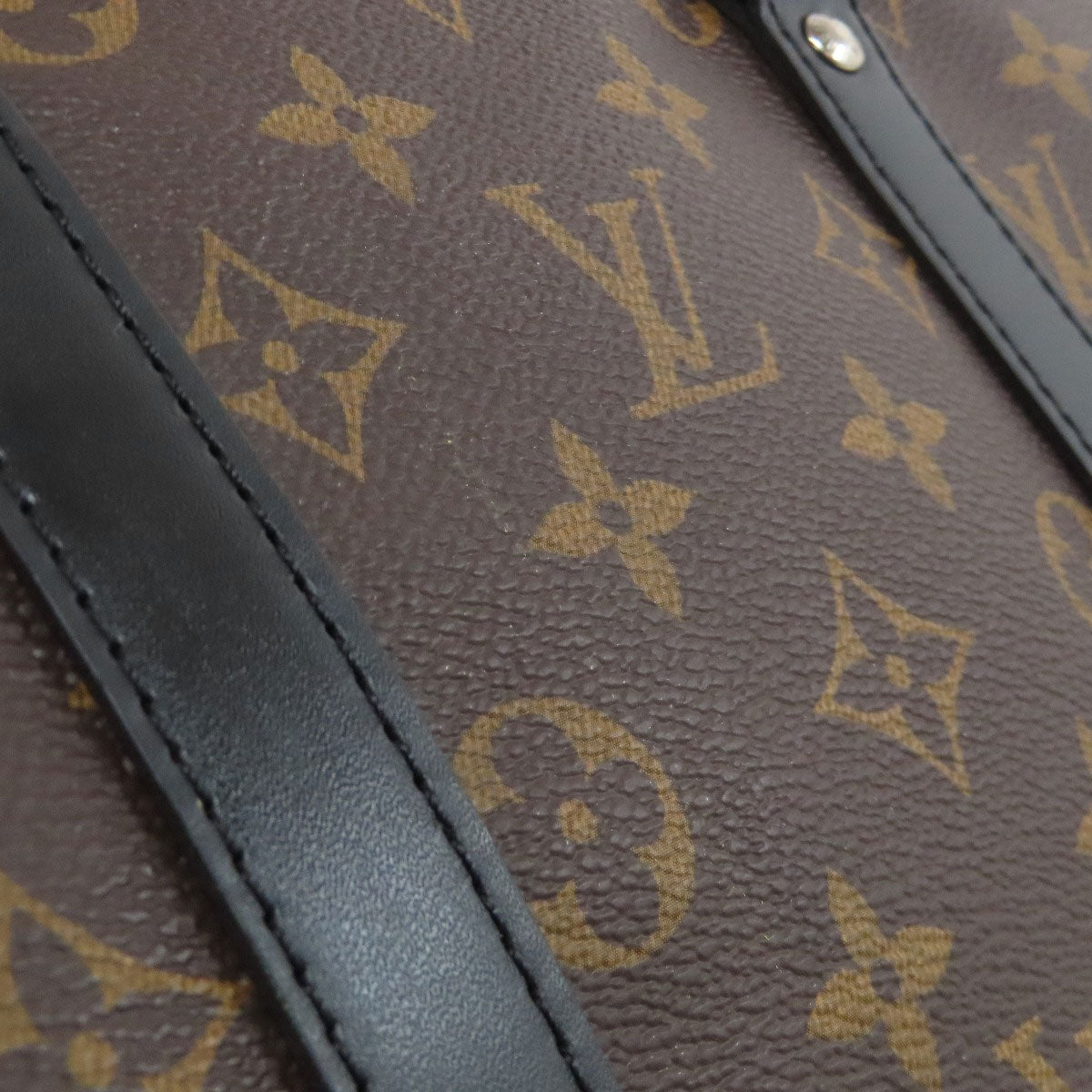 LOUIS VUITTON ルイヴィトン M52005 ポルトドキュマン ヴォワヤージュPM ビジネスバッグ モノグラムマカサー メンズ 中古