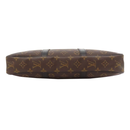 LOUIS VUITTON ルイヴィトン M52005 ポルトドキュマン ヴォワヤージュPM ビジネスバッグ モノグラムマカサー メンズ 中古