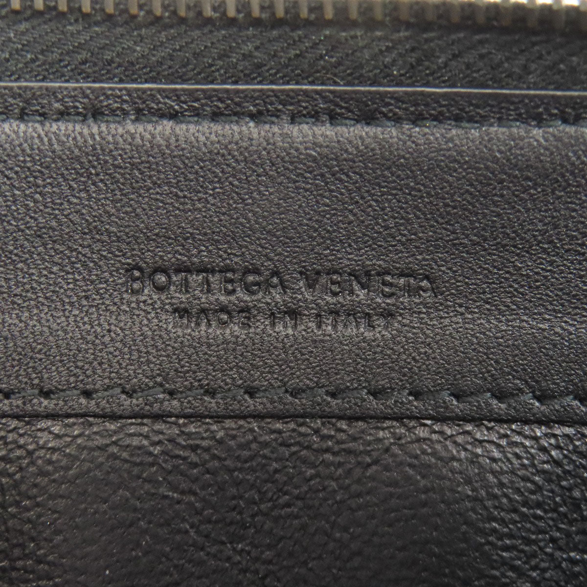 BOTTEGA VENETA ボッテガヴェネタ イントレチャート ラウンドファスナー 長財布（小銭入れあり） カーフ レディース 中古