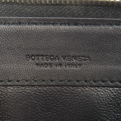 BOTTEGA VENETA ボッテガヴェネタ イントレチャート ラウンドファスナー 長財布（小銭入れあり） カーフ レディース 中古