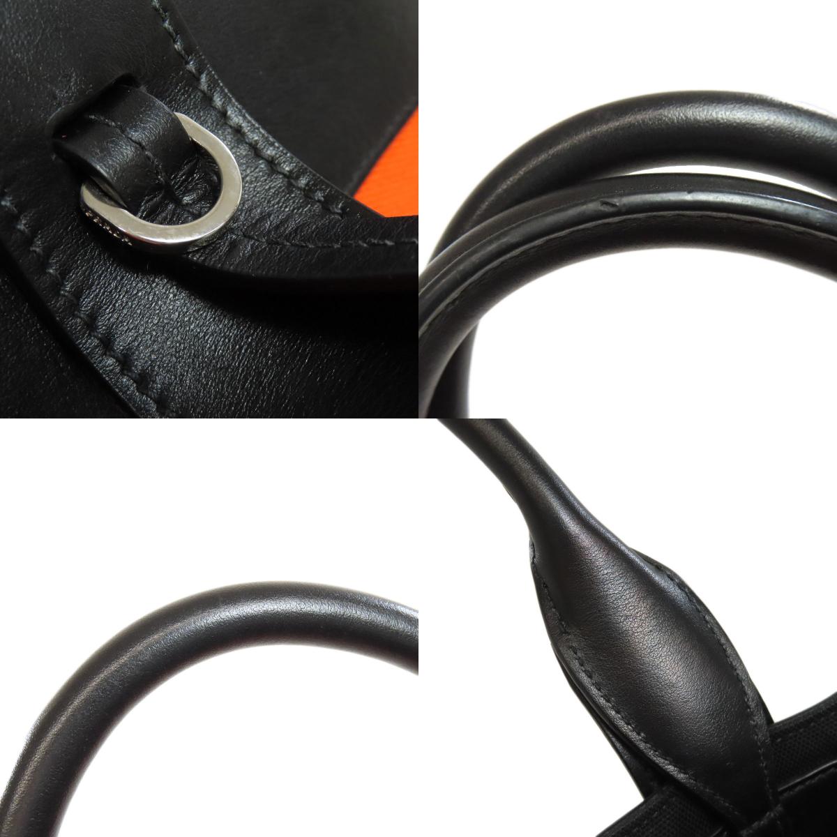 PRADA プラダ ウーヴェルチュール 2WAY ハンドバッグ キャンバス レディース 中古