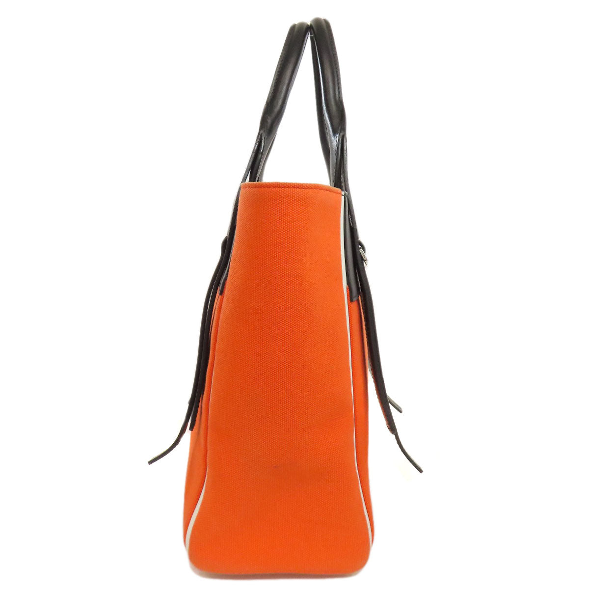 PRADA プラダ ウーヴェルチュール 2WAY ハンドバッグ キャンバス レディース 中古