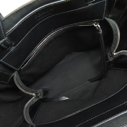 PRADA プラダ ウーヴェルチュール 2WAY ハンドバッグ キャンバス レディース 中古