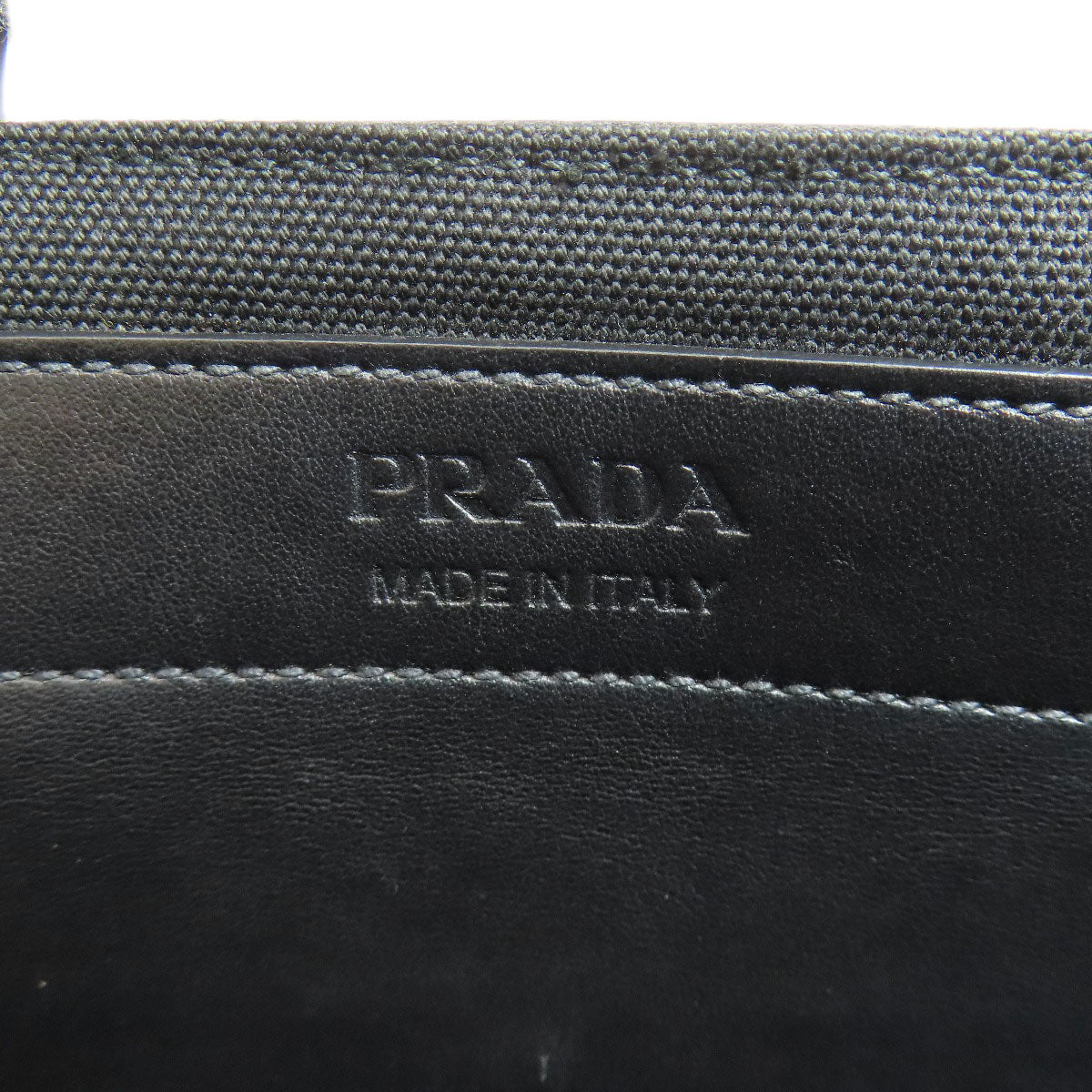 PRADA プラダ ウーヴェルチュール 2WAY ハンドバッグ キャンバス レディース 中古