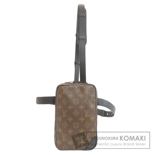 LOUIS VUITTON ルイヴィトン M44428 ユーティリティサイドバッグ ヒップバッグ・ウエストバッグ モノグラムキャンバス レディース 中古
