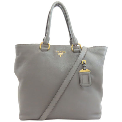 PRADA プラダ 1BG865 2WAY トートバッグ カーフ レディース 中古