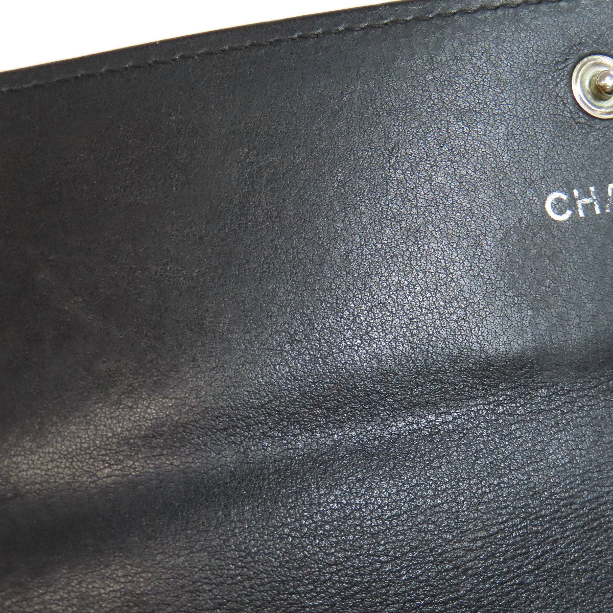 CHANEL シャネル ココマーク シルバー金具 長財布（小銭入れあり） グレインド カーフスキン レディース 中古