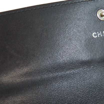CHANEL シャネル ココマーク シルバー金具 長財布（小銭入れあり） グレインド カーフスキン レディース 中古