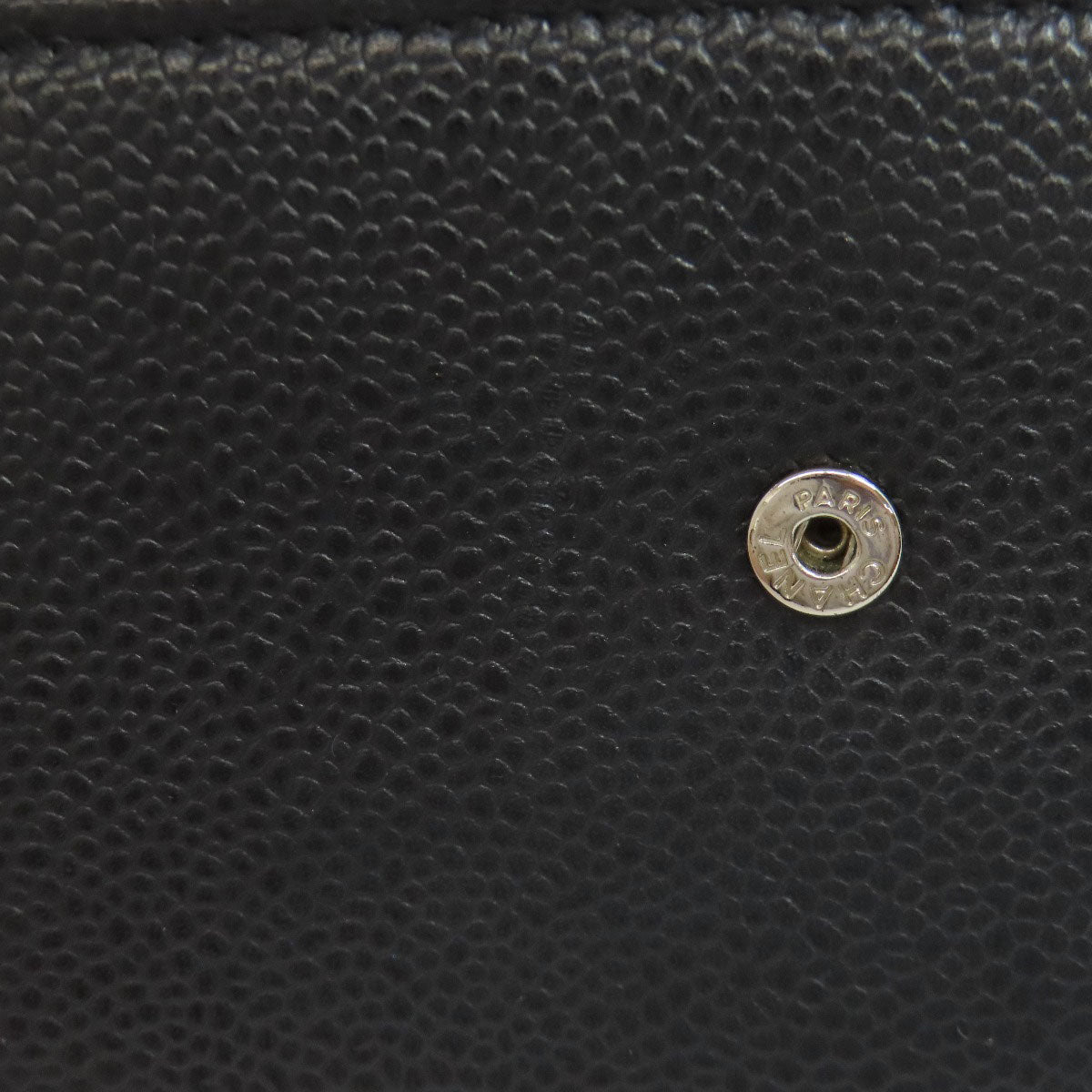 CHANEL シャネル ココマーク シルバー金具 長財布（小銭入れあり） グレインド カーフスキン レディース 中古