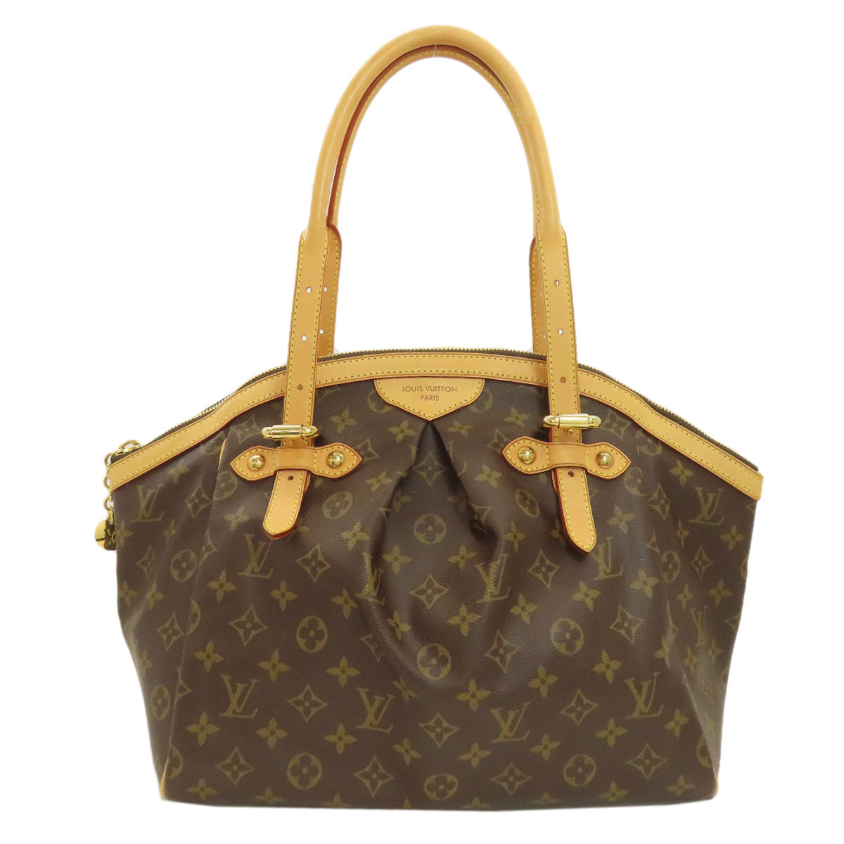 LOUIS VUITTON ルイヴィトン M40144 ティヴォリGM トートバッグ モノグラムキャンバス レディース 中古