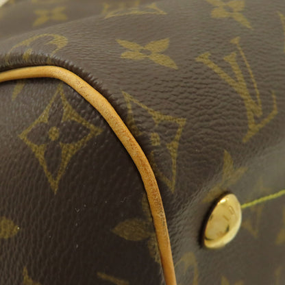 LOUIS VUITTON ルイヴィトン M40144 ティヴォリGM トートバッグ モノグラムキャンバス レディース 中古