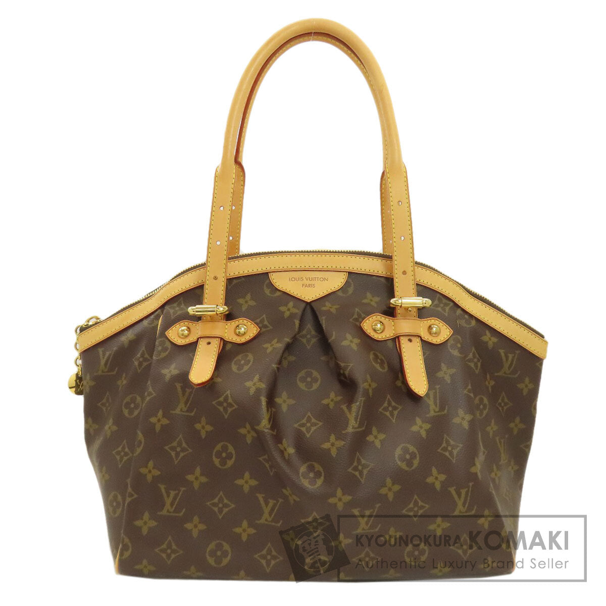LOUIS VUITTON ルイヴィトン M40144 ティヴォリGM トートバッグ モノグラムキャンバス レディース 中古