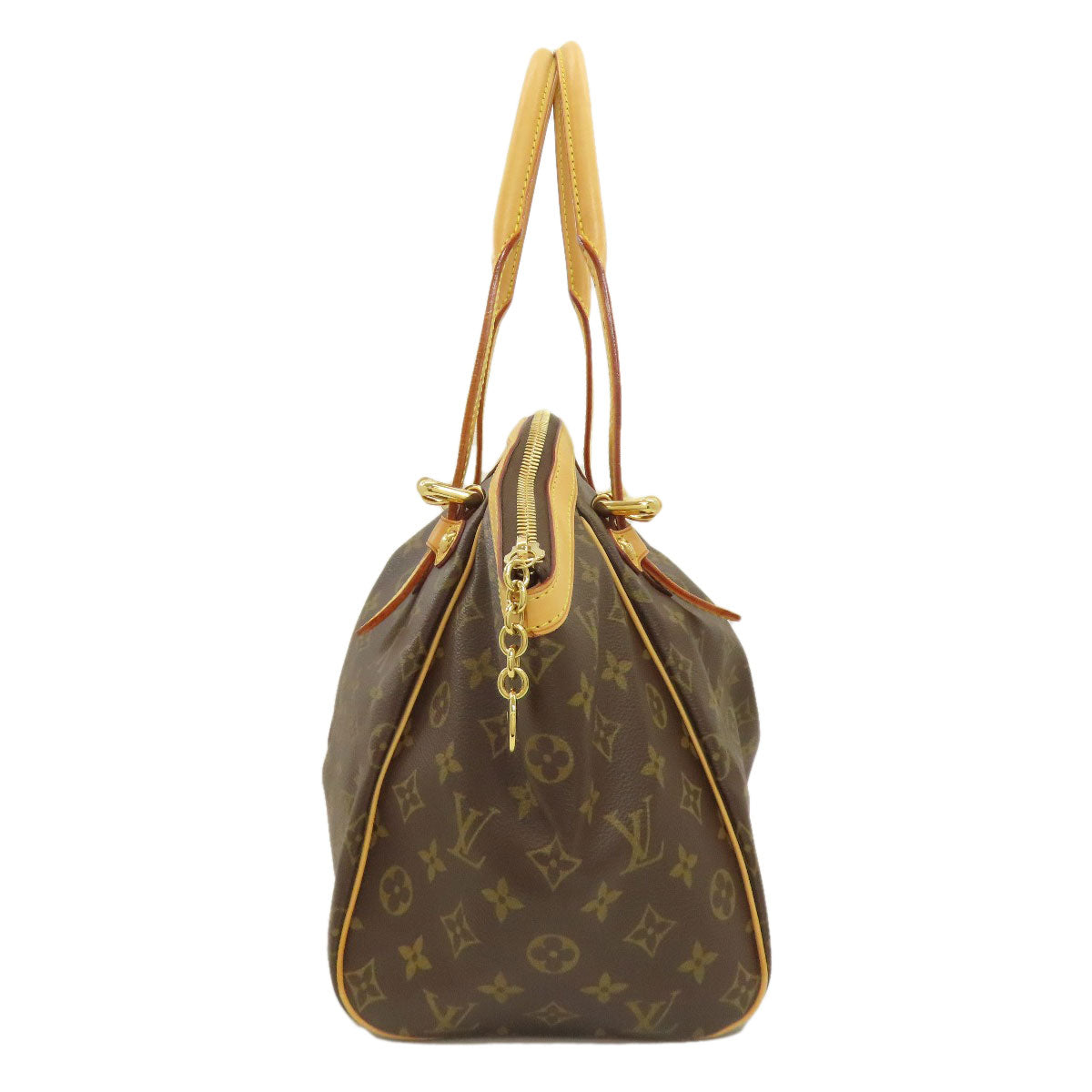 LOUIS VUITTON ルイヴィトン M40144 ティヴォリGM トートバッグ モノグラムキャンバス レディース 中古