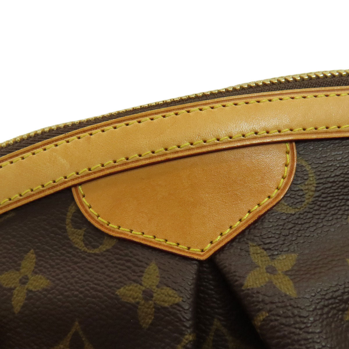 LOUIS VUITTON ルイヴィトン M40144 ティヴォリGM トートバッグ モノグラムキャンバス レディース 中古