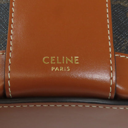 CELINE セリーヌ タンブール トリオンフ ショルダーバッグ PVC レディース 中古