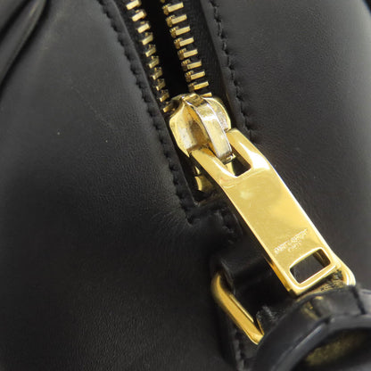 SAINT LAURENT サンローラン ベイビーダッフル 2WAY ハンドバッグ レザー レディース 中古