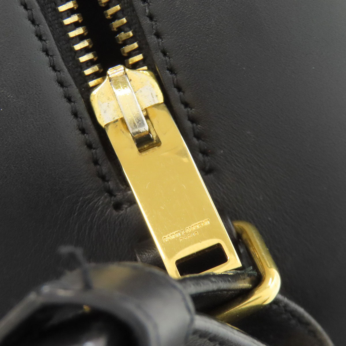 SAINT LAURENT サンローラン ベイビーダッフル 2WAY ハンドバッグ レザー レディース 中古