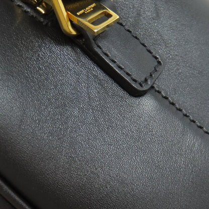 SAINT LAURENT サンローラン ベイビーダッフル 2WAY ハンドバッグ レザー レディース 中古