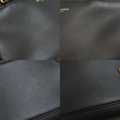 SAINT LAURENT サンローラン ベイビーダッフル 2WAY ハンドバッグ レザー レディース 中古