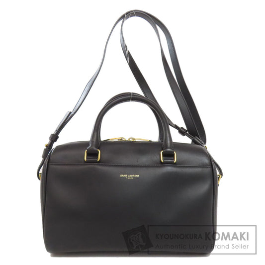 SAINT LAURENT サンローラン ベイビーダッフル 2WAY ハンドバッグ レザー レディース 中古