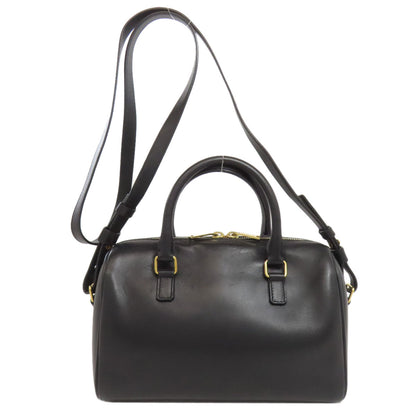 SAINT LAURENT サンローラン ベイビーダッフル 2WAY ハンドバッグ レザー レディース 中古