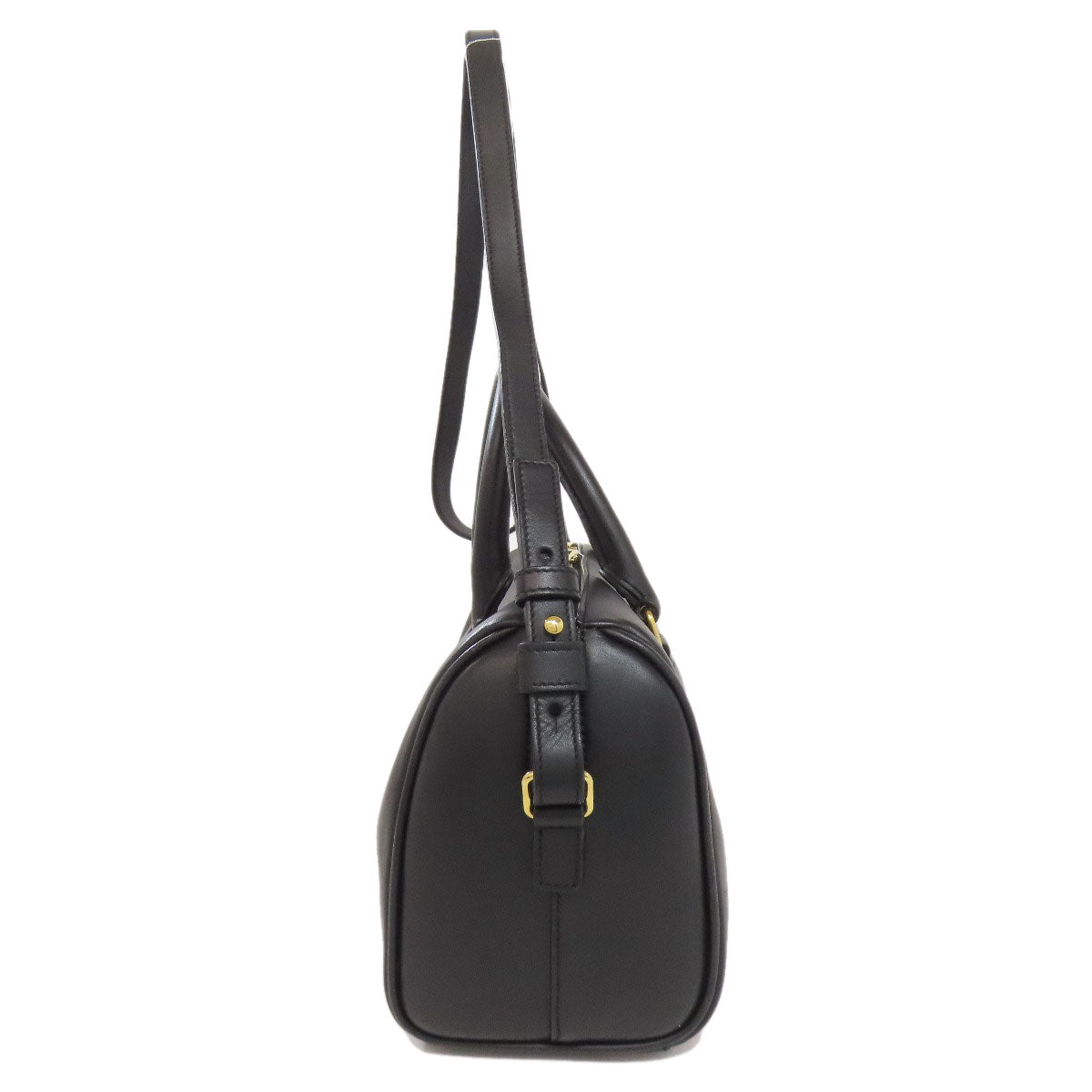 SAINT LAURENT サンローラン ベイビーダッフル 2WAY ハンドバッグ レザー レディース 中古