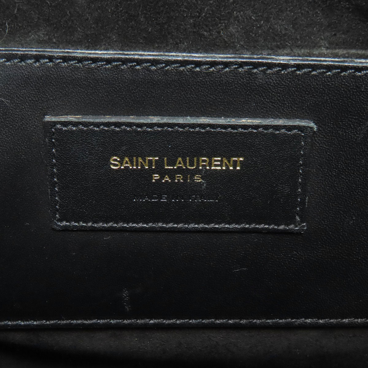 SAINT LAURENT サンローラン ベイビーダッフル 2WAY ハンドバッグ レザー レディース 中古
