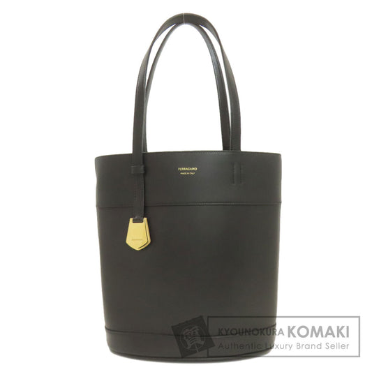 Salvatore Ferragamo サルヴァトーレフェラガモ ロゴ トートバッグ レザー レディース 中古