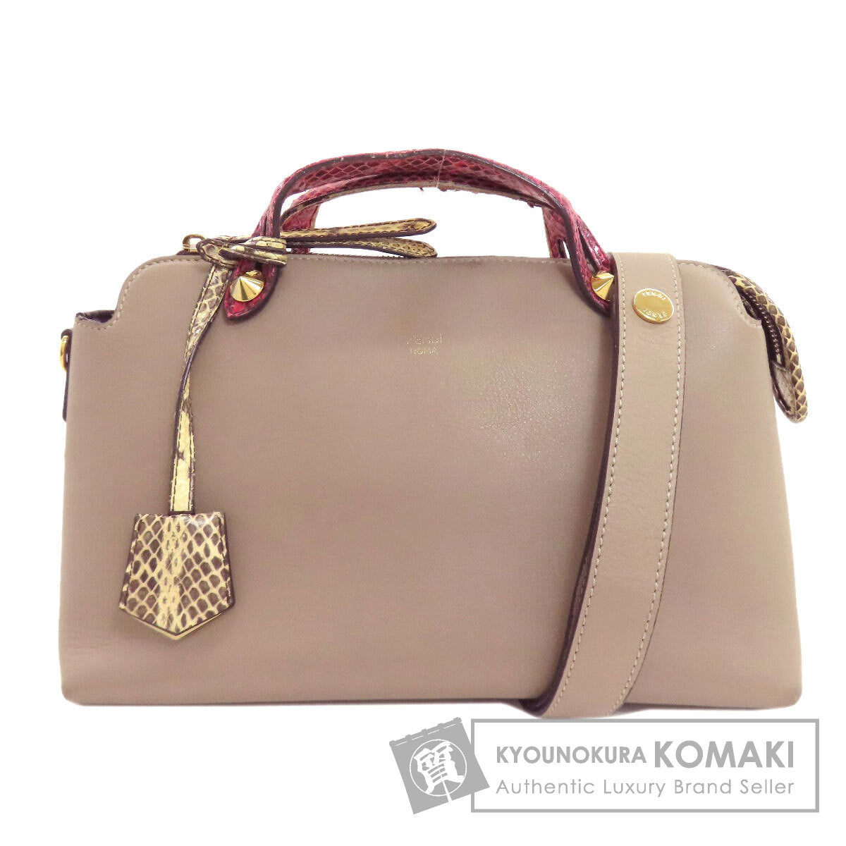 FENDI フェンディ バイザウェイ 2WAY ハンドバッグ カーフ レディース 中古