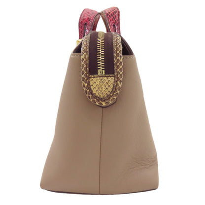 FENDI フェンディ バイザウェイ 2WAY ハンドバッグ カーフ レディース 中古