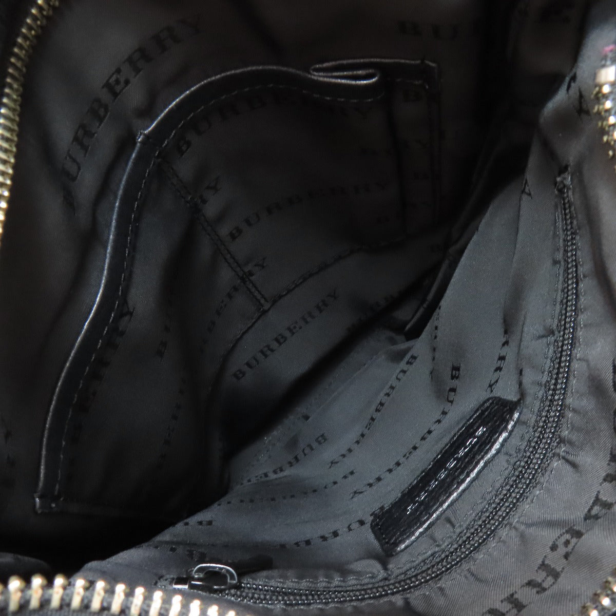 BURBERRY バーバリー ロゴ ショルダーバッグ カーフ レディース 中古