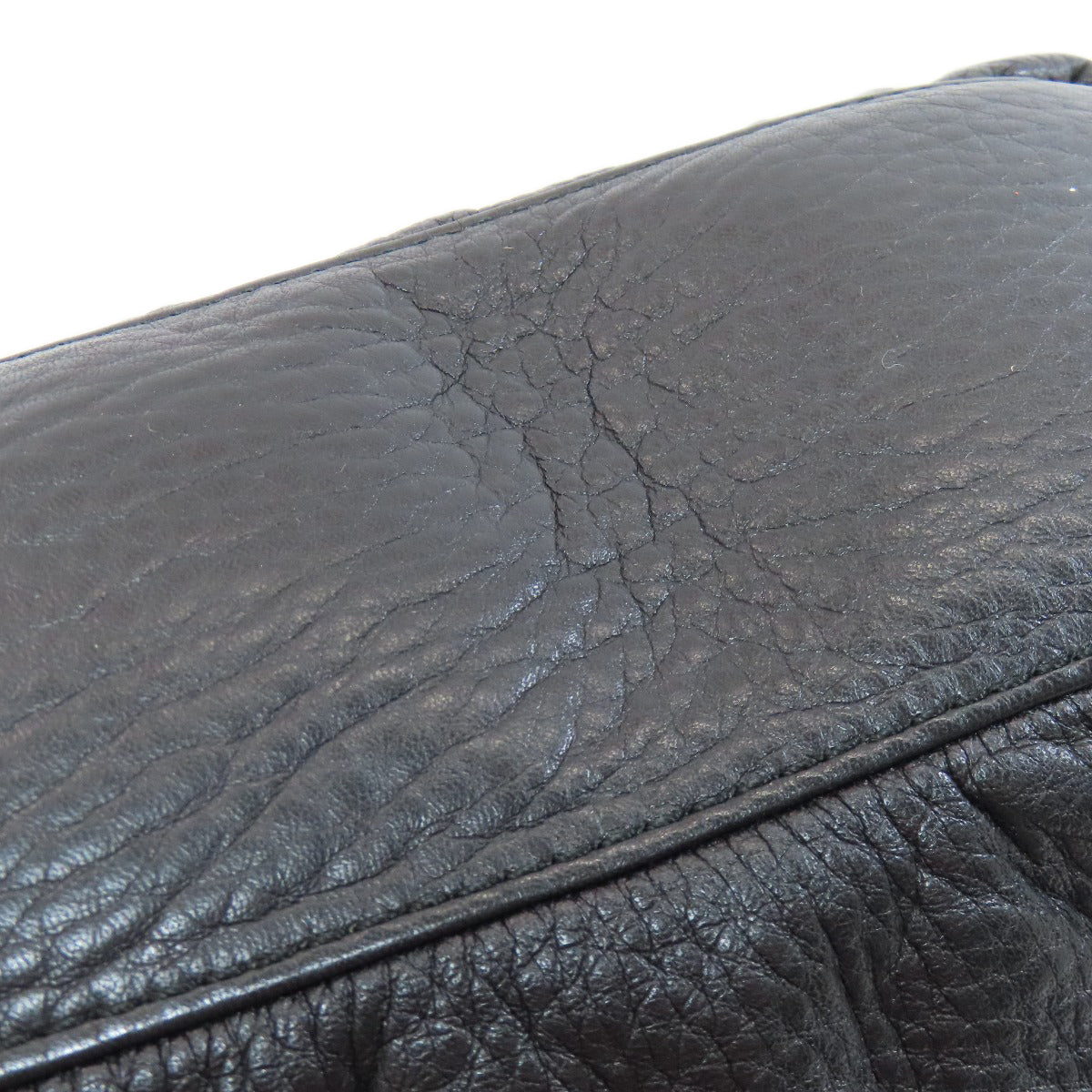 BURBERRY バーバリー ロゴ ショルダーバッグ カーフ レディース 中古