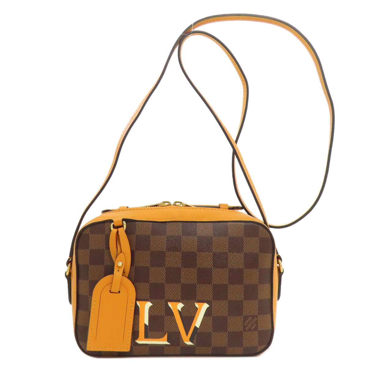 LOUIS VUITTON ルイヴィトン N40178 サンタモニカ ショルダーバッグ ダミエキャンバス レディース 中古
