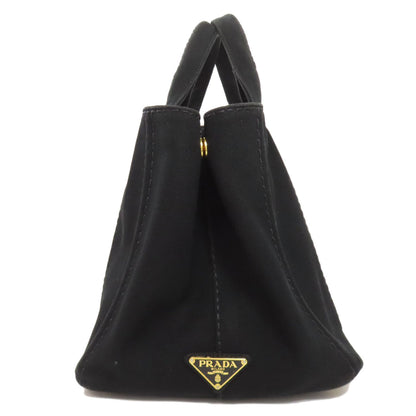 PRADA プラダ カナパ 2WAY ハンドバッグ キャンバス レディース 中古