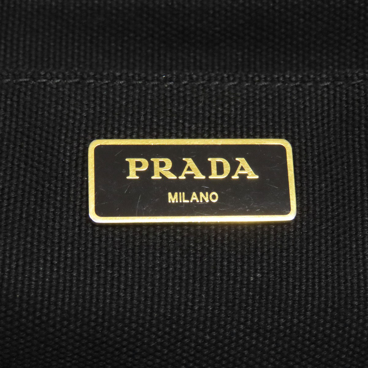 PRADA プラダ カナパ 2WAY ハンドバッグ キャンバス レディース 中古