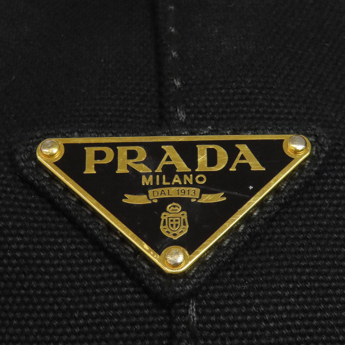 PRADA プラダ カナパ 2WAY ハンドバッグ キャンバス レディース 中古