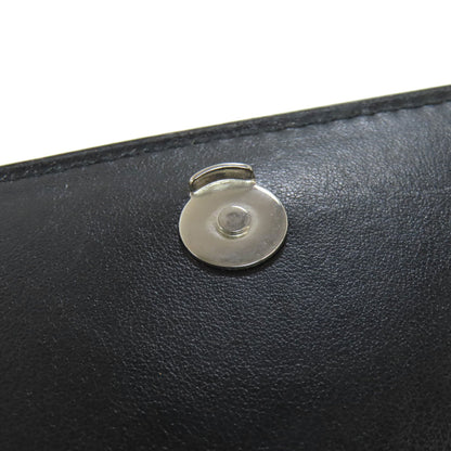 YVES SAINT LAURENT イヴ・サンローラン チェーンウォレット 型押し 長財布（小銭入れあり） カーフ レディース 中古