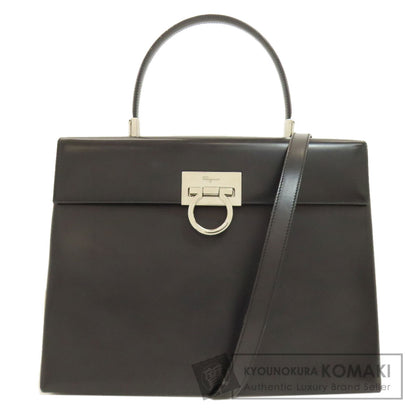 Salvatore Ferragamo サルヴァトーレフェラガモ ガンチーニ金具 2WAY ハンドバッグ レザー レディース 中古