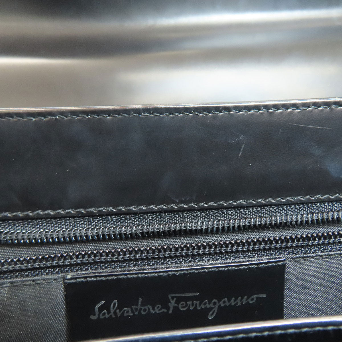 Salvatore Ferragamo サルヴァトーレフェラガモ ガンチーニ金具 2WAY ハンドバッグ レザー レディース 中古