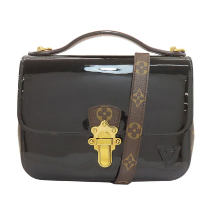LOUIS VUITTON ルイヴィトン M51953 チェリーウッド ハンドバッグ パテントレザー レディース 中古