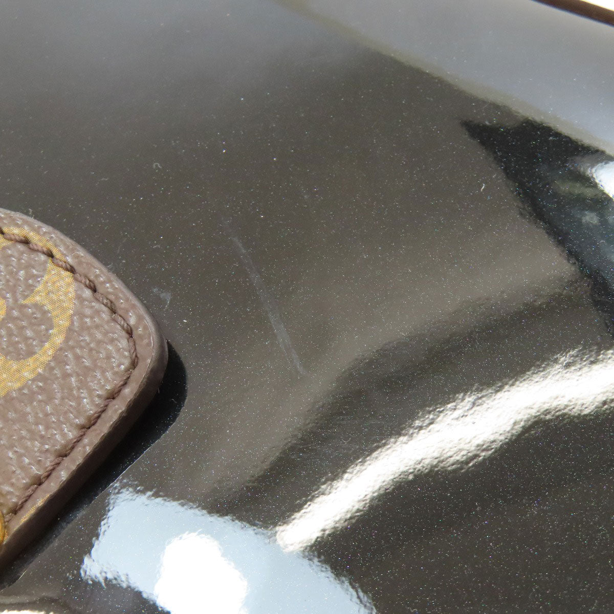 LOUIS VUITTON ルイヴィトン M51953 チェリーウッド ハンドバッグ パテントレザー レディース 中古