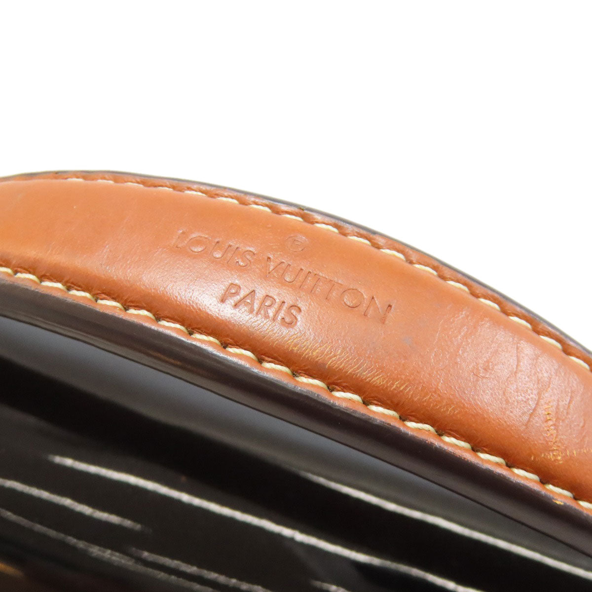 LOUIS VUITTON ルイヴィトン M51953 チェリーウッド ハンドバッグ パテントレザー レディース 中古
