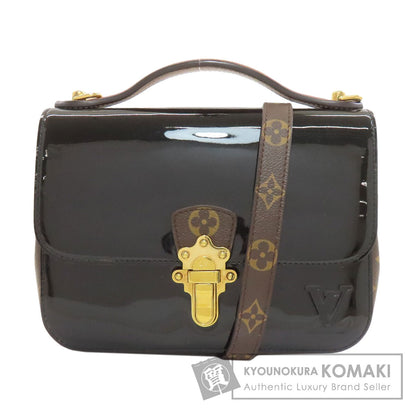 LOUIS VUITTON ルイヴィトン M51953 チェリーウッド ハンドバッグ パテントレザー レディース 中古