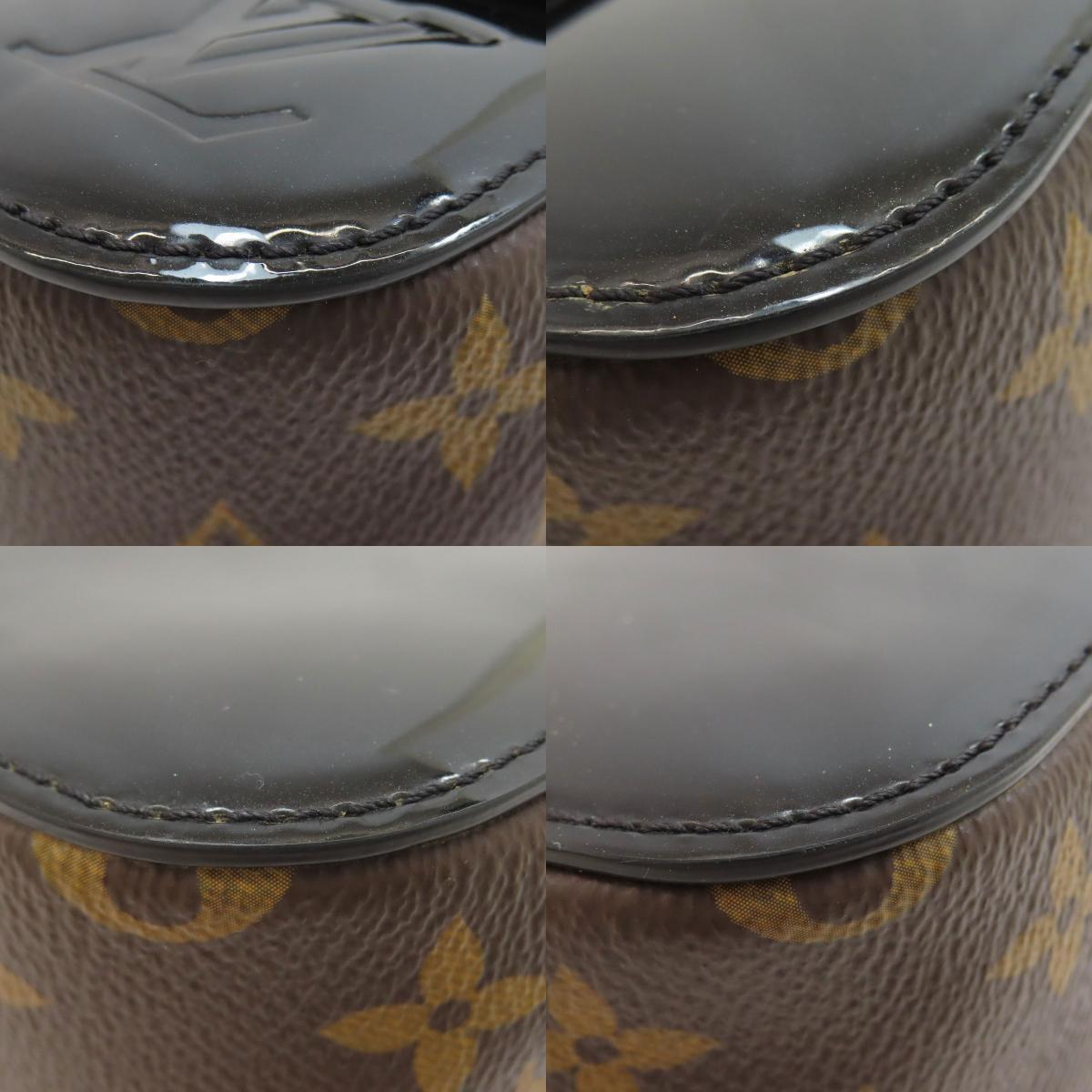 LOUIS VUITTON ルイヴィトン M51953 チェリーウッド ハンドバッグ パテントレザー レディース 中古