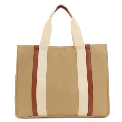 CHLOE クロエ マザーズバッグ トートバッグ キャンバス レディース 中古